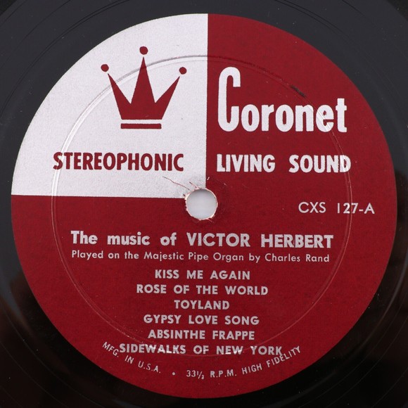 Charles Rand Plays The Music Of Victor Herbert On Majestic Pipe Organ LP Record - Picture 7 of 15